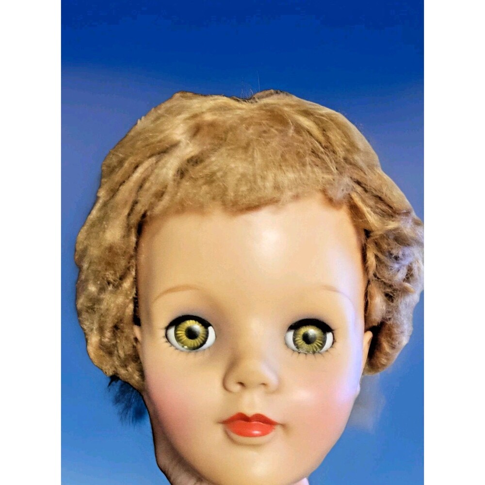 EEGEE Vintage 💋 DOLL HEAD Green Open/Close Sleep Sleepy Eyes
